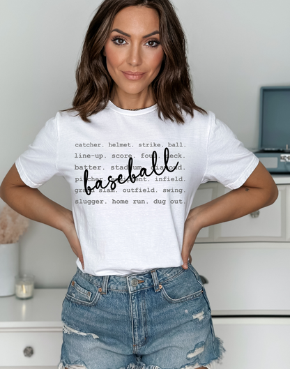 Let Me tell you about Baseball T'shirts