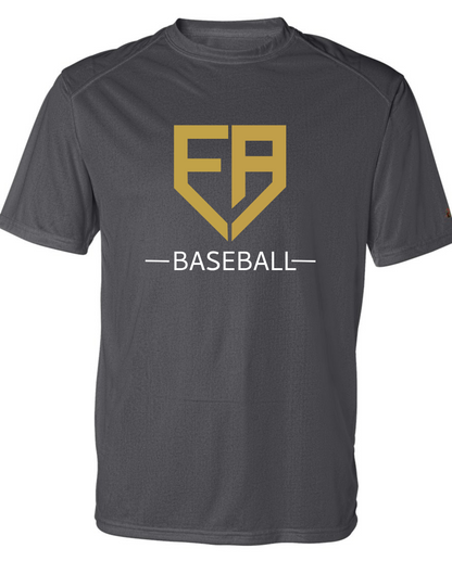 Graphite Color  ADULT/YOUTH Dri-Fit SHORT SLEEVE - Front Design Only