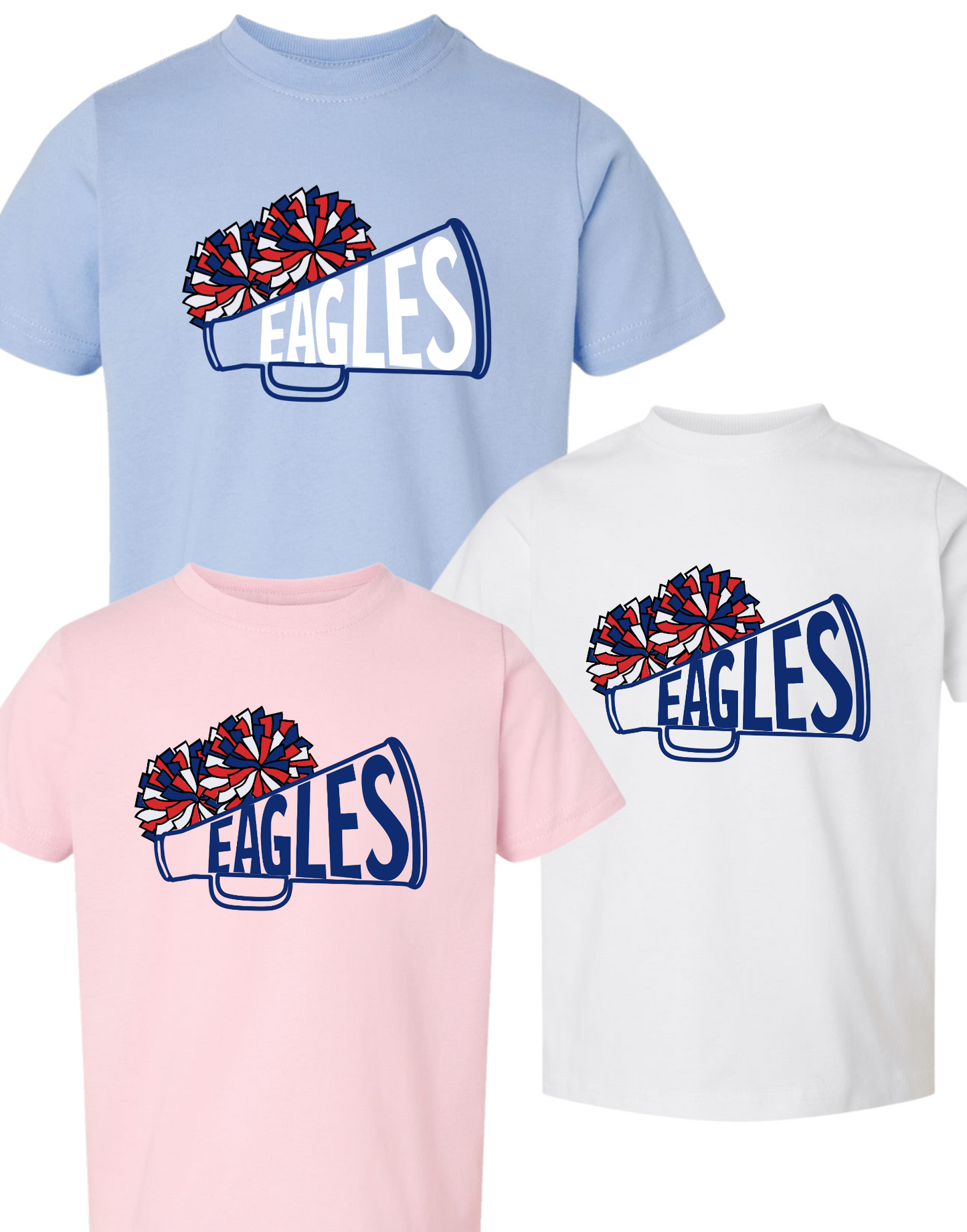 TODDLER Eagles Cheer Various Colors