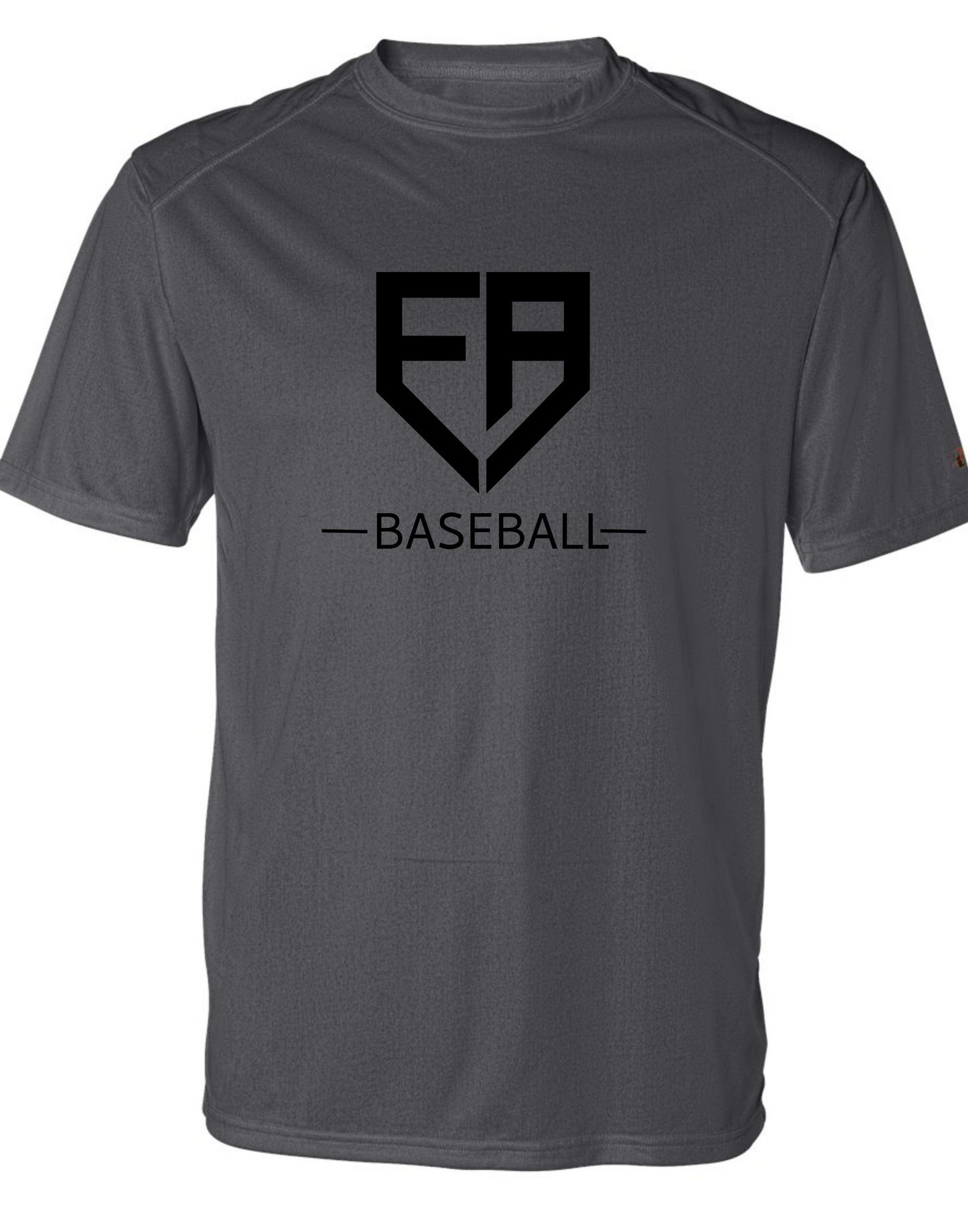 Graphite Color  ADULT/YOUTH Dri-Fit SHORT SLEEVE - Front Design Only
