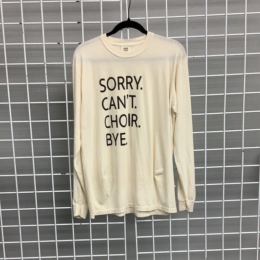 Sorry Choir long sleeve
