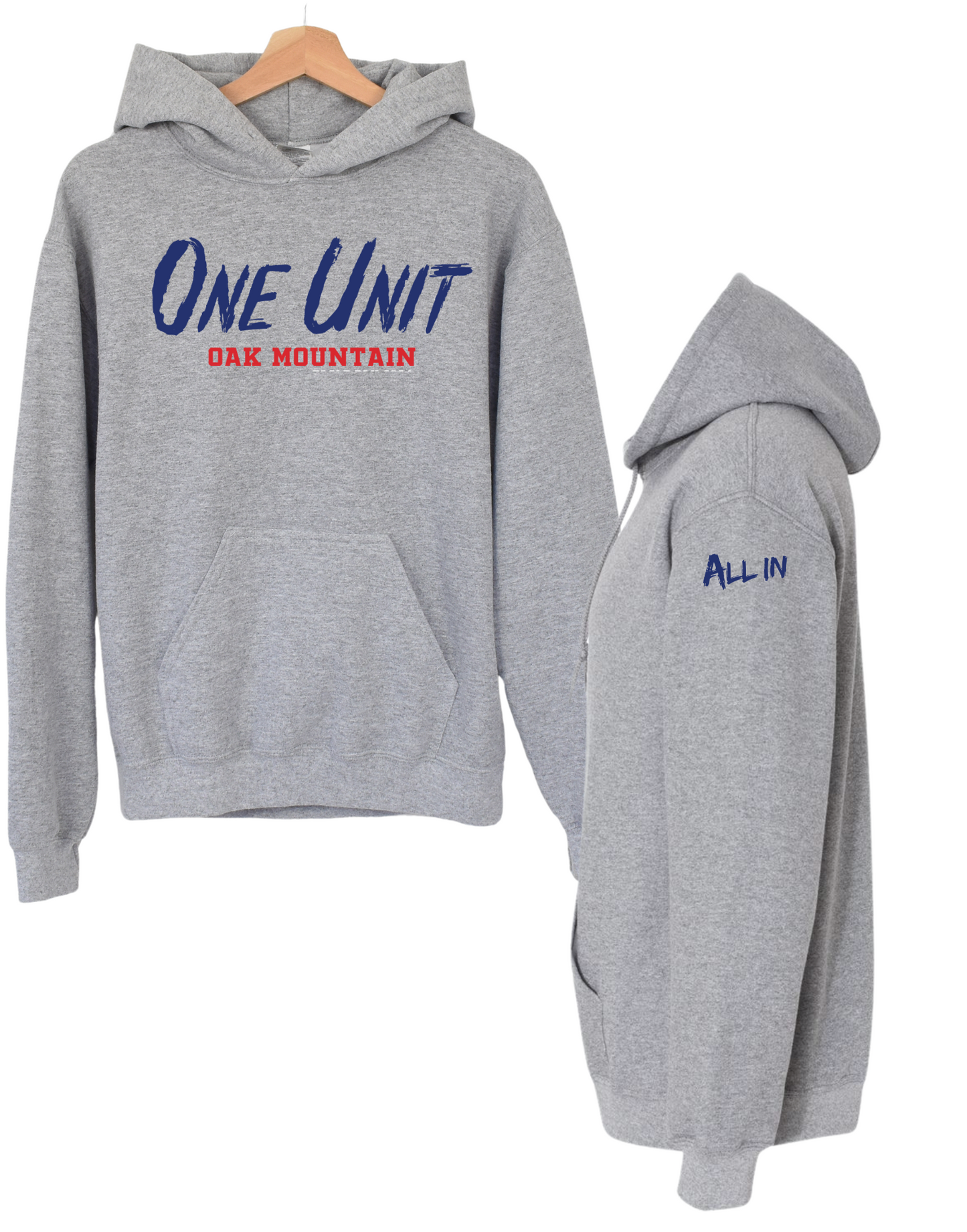 ALL IN EAGLE DAY - HOODIES YOUTH -ADULT