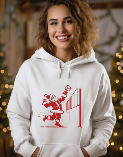ADULT  Santa Plays Sports HOODIES SEE PICTURES FOR COLORS