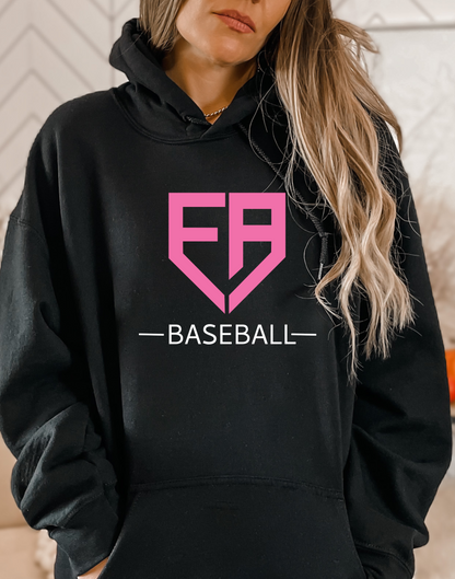 ADULT/YOUTH PINK EA Hoodie - Front Design Only
