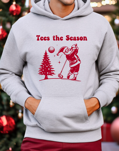 ADULT  Santa Plays Sports HOODIES SEE PICTURES FOR COLORS