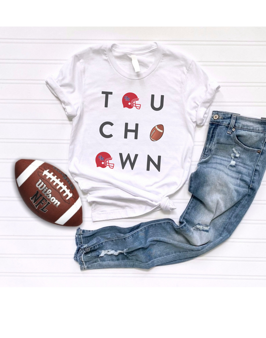 YOUTH T'shirts Touchdown Oak Mtn CREWNECKS-multiple colors avail