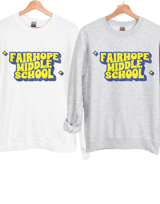 Copy of Fairhope Middle School Swag Attire Youth Crewnecks