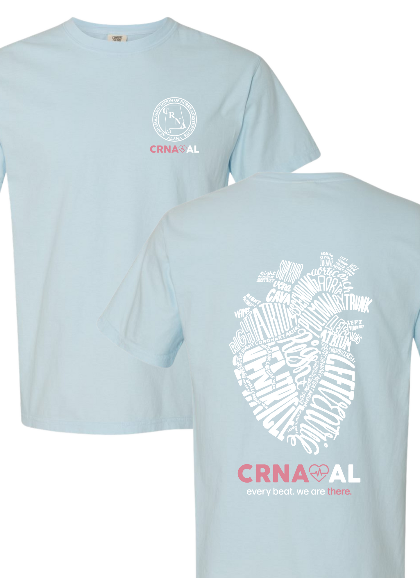 CRNA Comfort Colors Spring Shirts: Chambray