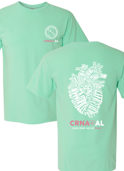 CRNA Comfort Colors Spring Shirts: Island Reef