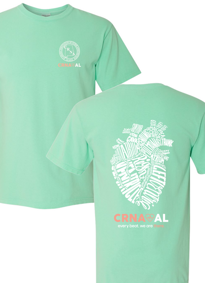 CRNA Comfort Colors Spring Shirts: Island Reef