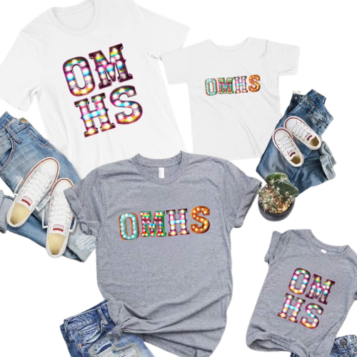Toddler OM Marquee letters T'shirts