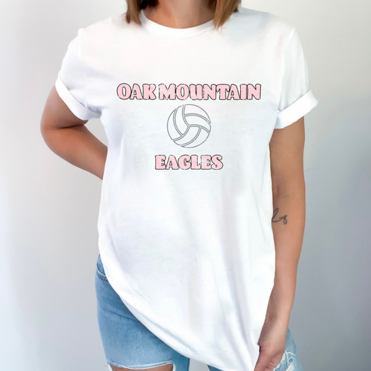 Pretty in Pink Volleyball T'shirts