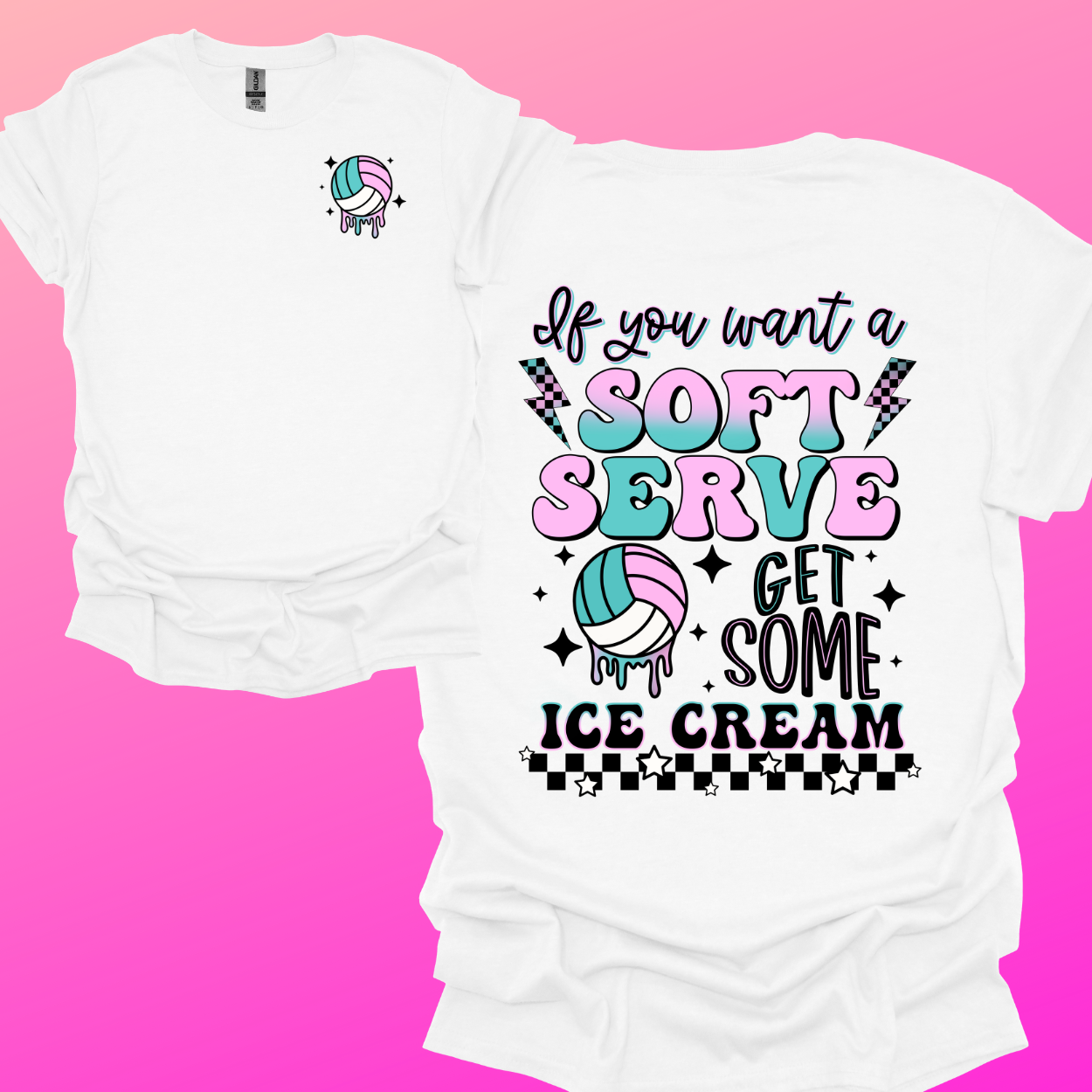 Soft Serve T'shirts - Tricolors