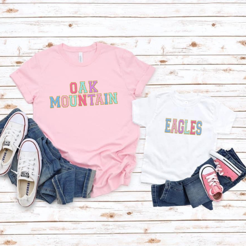 Youth/Toddler OM & Eagles Varsity Print Shirts