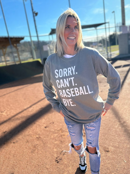 Sorry.can’t.baseball.bye