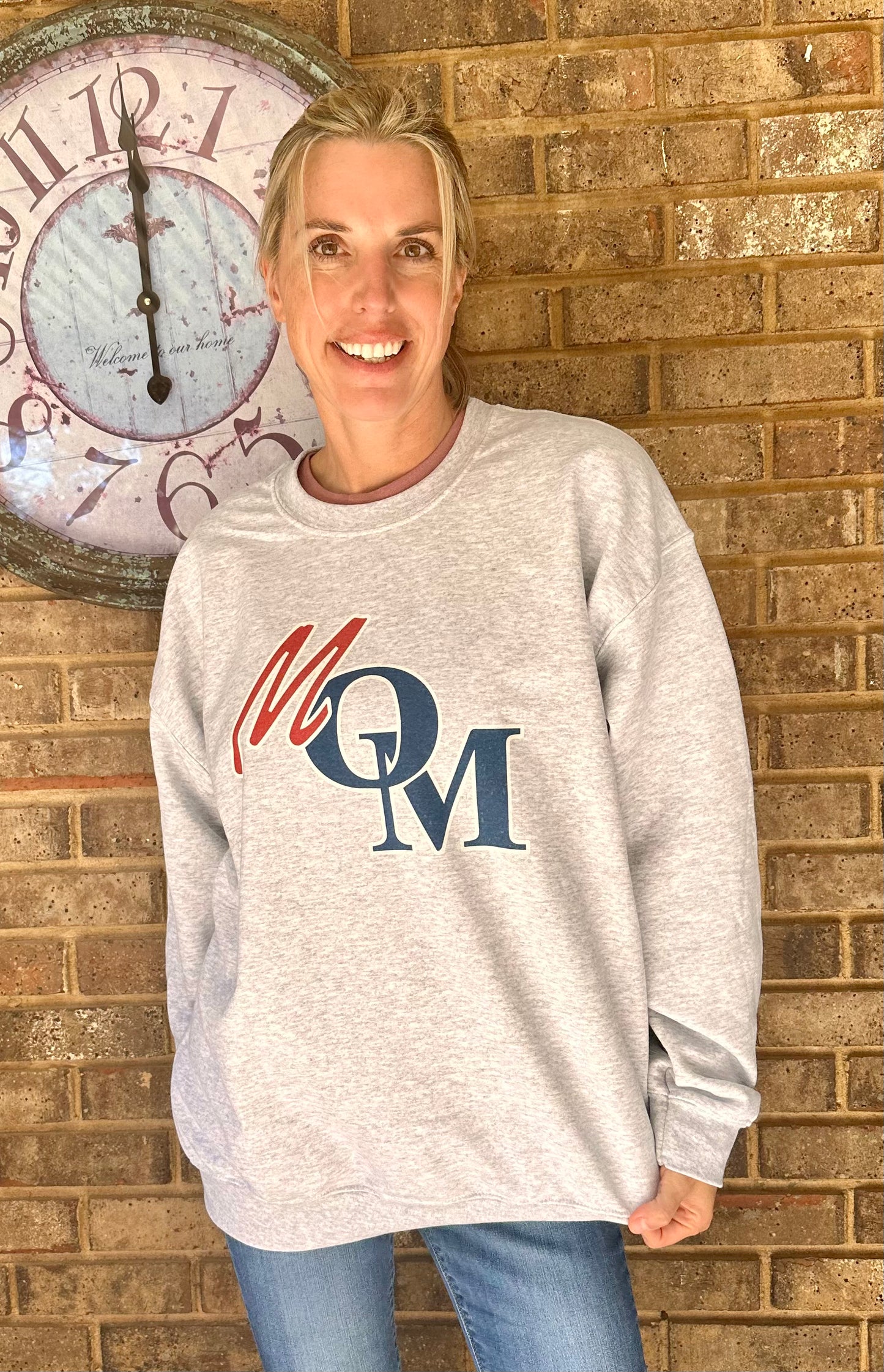 mOM (Oak Mountain) Personalized Number Sweatshirt