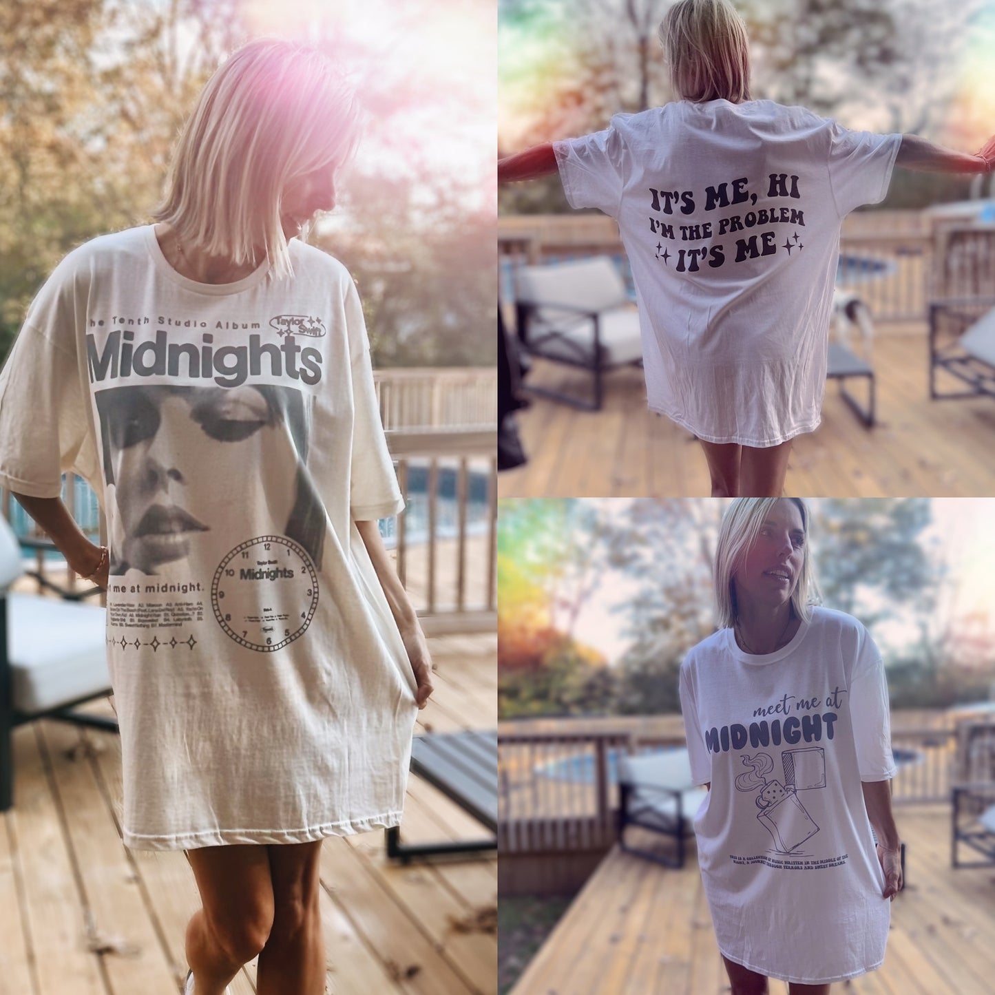 Swiftie time T-shirts and oversized shirts