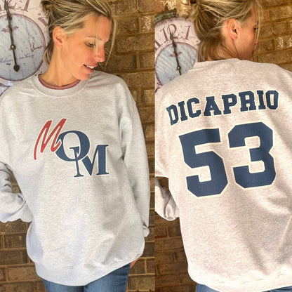 mOM (Oak Mountain) Personalized Number Sweatshirt